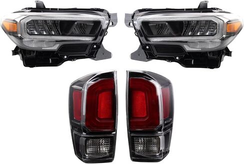 TRQ Lighting Kit TO2502291 TO2503291 TO2800205 TO2801205 Compatible with 2020-2023 Toyota Tacoma in Saudi Arabia