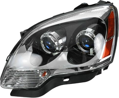 مجموعة مصابيح أمامية TRQ مصابيح أمامية هالوجين متوافقة مع جي إم سي أكاديا 2007-2009 مع عدسات زرقاء GM2502294 GM2503294 in Saudi Arabia