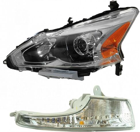 TRQ Lighting Kit Driver Side NI2502208 NI2530118 Compatible with 2013-2015 Nissan Altima in Saudi Arabia
