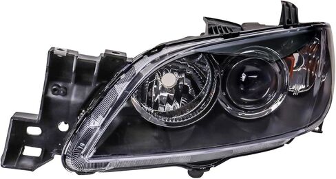 TRQ Driver & Passenger Side Headlight Assembly Set Fits 2004 2005 2006 2007 2008 2009 Mazda 3 GS Sedan GT Sedan GX Sedan i Sedan S Sedan SP 23 Sedan in Saudi Arabia