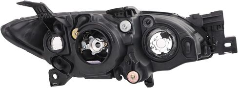 TRQ Driver & Passenger Side Headlight Assembly Set Fits 2004 2005 2006 2007 2008 2009 Mazda 3 GS Sedan GT Sedan GX Sedan i Sedan S Sedan SP 23 Sedan in Saudi Arabia