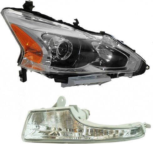 TRQ Lighting Kit Passenger Side NI2503208 NI2531118 Compatible with 2013-2015 Nissan Altima in Saudi Arabia