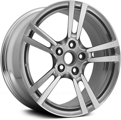 20 inch Aluminum Wheel For 2011-2014 Porsche Panamera 5-Double Charcoal Wl 5 Lug 130.0 mm 20 x 9.5 in Reman - Factory Wheel Rim in Saudi Arabia