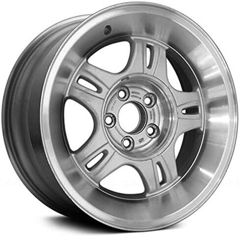 16 inch Aluminum Wheel For Chevrolet S10 2001–2004 5 Split-Spoke Machined and Sparkle Silver [4x2] 5 Lug 120.7 mm 16 x 8 in Reman - Factory Wheel Rim in Saudi Arabia