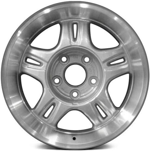 16 inch Aluminum Wheel For Chevrolet S10 2001–2004 5 Split-Spoke Machined and Sparkle Silver [4x2] 5 Lug 120.7 mm 16 x 8 in Reman - Factory Wheel Rim in Saudi Arabia