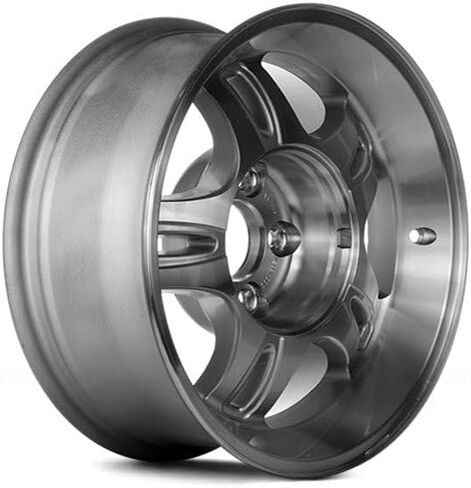 16 inch Aluminum Wheel For Chevrolet S10 2001–2004 5 Split-Spoke Machined and Sparkle Silver [4x2] 5 Lug 120.7 mm 16 x 8 in Reman - Factory Wheel Rim in Saudi Arabia