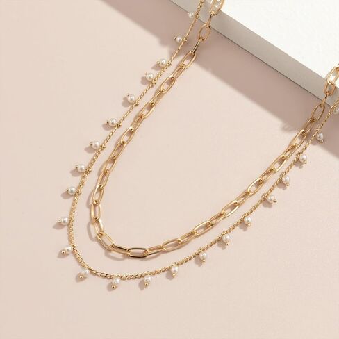 Gold Waist Chain for Women Gold Plated Layered Belly Chain Pearl Waist Beads Body Chain Summer Beach Belly Waist Chain Adjustable Bikini Beach Body Jewelry for Women in Saudi Arabia