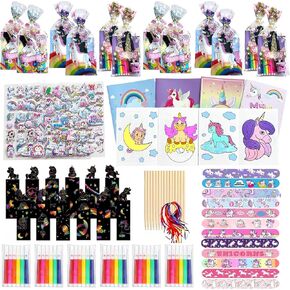 هدايا حفلات الديناصورات لـ 12 طفلاً، لوازم حفلات أعياد الميلاد، حقائب هدايا للأولاد والبنات مع كتب تلوين الديناصورات، أقلام ملونة، أساور صفعة، ملصقات ثلاثية الأبعاد للأطفال 3-5 4-8 8-12 in Kuwait