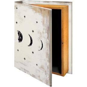 Decorative Book Box, Vintage Storage Book Box Green Fake Book Box, Book Shaped Trinket Storage Box Leather Embossed Faux Books for Hidden Jewelry, Photos, Greeting Cards, Remotes in Kuwait