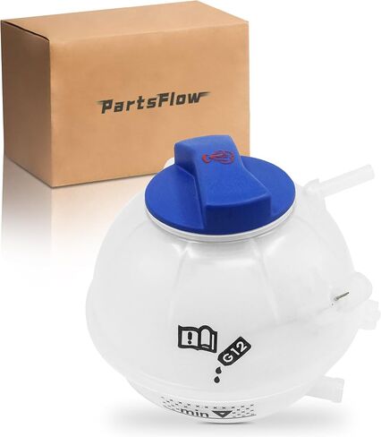 PartsFlow Coolant Reservoir Tank W/Cap For 2001-2006 Audi A3/S3/TT For 1999-2006 Seat Leon/Toledo For 1999-2015 Volkswagen Beetle/Clasico/Golf/Jetta/Panel/R32 603-027 1J0121403 in Saudi Arabia