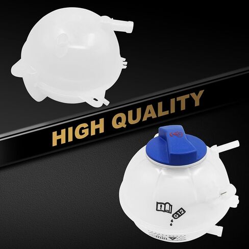 PartsFlow Coolant Reservoir Tank W/Cap For 2001-2006 Audi A3/S3/TT For 1999-2006 Seat Leon/Toledo For 1999-2015 Volkswagen Beetle/Clasico/Golf/Jetta/Panel/R32 603-027 1J0121403 in Saudi Arabia