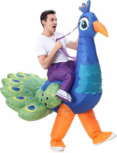 CHOIEO Halloween Inflatable Costume for Adult, Funny Blow Up Animal Costume, Ride-On or Full Body Suit in Saudi Arabia