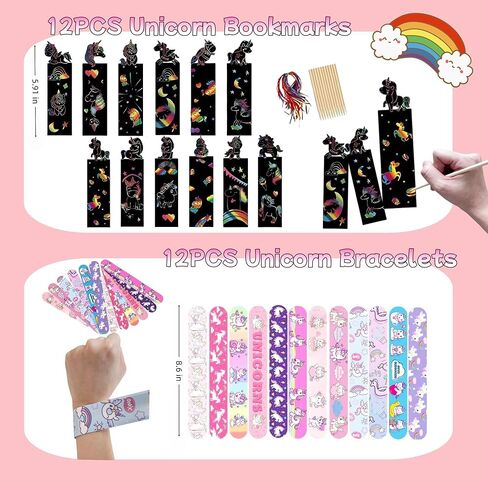 هدايا حفلات الديناصورات لـ 12 طفلاً، لوازم حفلات أعياد الميلاد، حقائب هدايا للأولاد والبنات مع كتب تلوين الديناصورات، أقلام ملونة، أساور صفعة، ملصقات ثلاثية الأبعاد للأطفال 3-5 4-8 8-12 in Kuwait