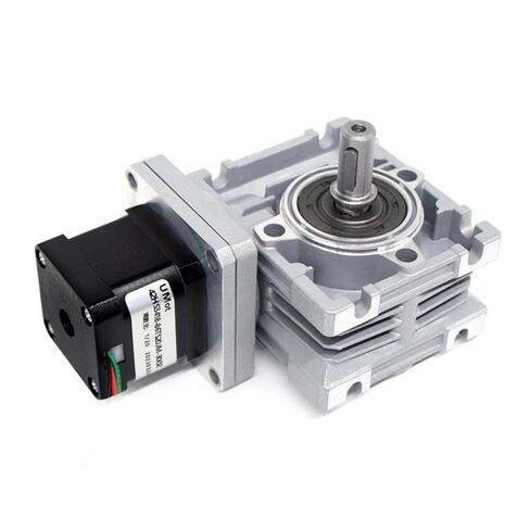 1:5-1:100 42mm Nema17 Motor Worm Gearbox Driver Worm Gear Reducer Stepper Motor 1.7-14Nm Hybrid Motor 1Pcs(Ratio 50) in Kuwait