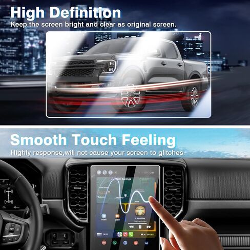 Karltys 2 Pack Screen Protector for Mercedes-Benz E Class Accessories 2024 2025 E350 E450 12.3-Inch Nav. & 14.4-Inch Dash + 12.3-Inch Passenger Screen, Anti Glare E350 Tempered Glass Protector in Kuwait
