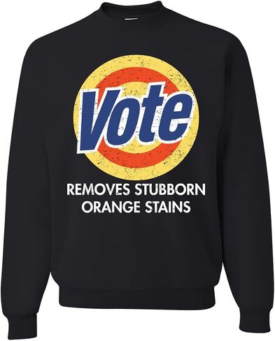 Wild Bobby Vote Removes Stubborn Orange Stains Anti-Political Unisex Crewneck Graphic Sweatshirt in Saudi Arabia