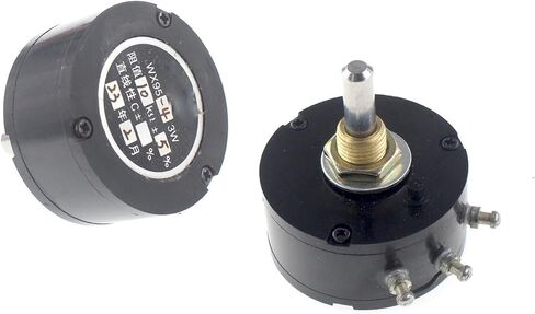 WX95-4 1K/4.7K/10K Ohm 3 Watt Precision Wire Wound Potentiometer Single Turn 6mm Shaft(10K) in Saudi Arabia