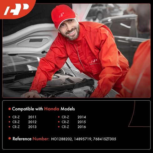 خزان غسالة الزجاج الأمامي الممتاز متوافق مع موديلات مختارة من هوندا - CR-Z CRZ 2011-2016، مع (غطاء/مضخة غسالة/خرطوم/رقبة حشو/دعامة) - استبدال # 14895719، 76841SZT305 in Kuwait