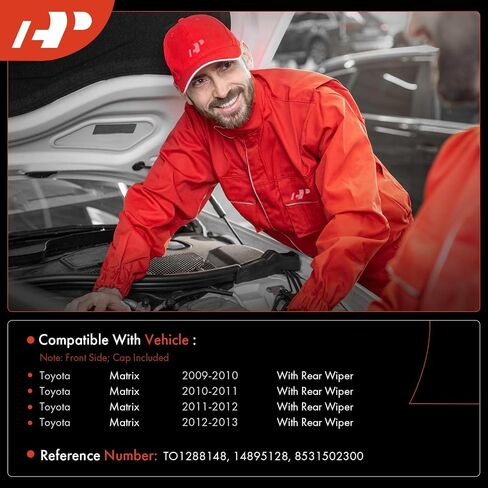 A-Premium Windshield Washer Reservoir Compatible with Select Toyota Models - Matrix 2009 2010 2011 2012 2013, with (Washer Pump/Cap/Hose) - Replace# 8531502300 in Saudi Arabia