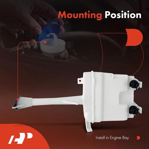A-Premium Windshield Washer Reservoir Compatible with Select Toyota Models - Matrix 2009 2010 2011 2012 2013, with (Washer Pump/Cap/Hose) - Replace# 8531502300 in Saudi Arabia
