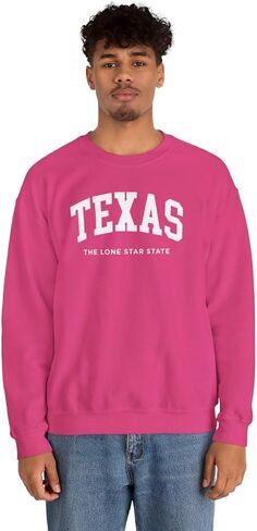 Texas Adult Unisex Crewneck Sweatshirt in Saudi Arabia