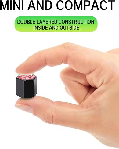 Tire Valve Stem Caps 4 Pack, Car Wheel Stem Caps,Aluminum Air Valve Covers Universal Fit for Cars, SUVs,Trucks, Bikes, and Motorcycles(Black Leopard) in Kuwait