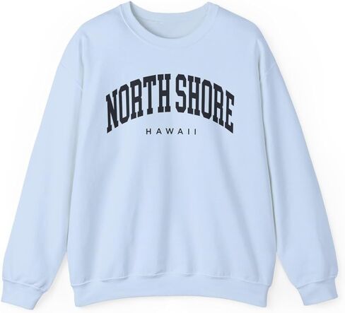 North Shore Hawaii Adult Unisex Crewneck Sweatshirt in Saudi Arabia