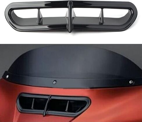 GZYF دراجة نارية الجبهة Batwing هدية منفذ الهواء تنفيس غطاء الملحقات تقليم لHarley Electra Glide FLHT، Street Glide FLHX، Tri Glide FLHTCUTG 2014-UP، كروم in Saudi Arabia
