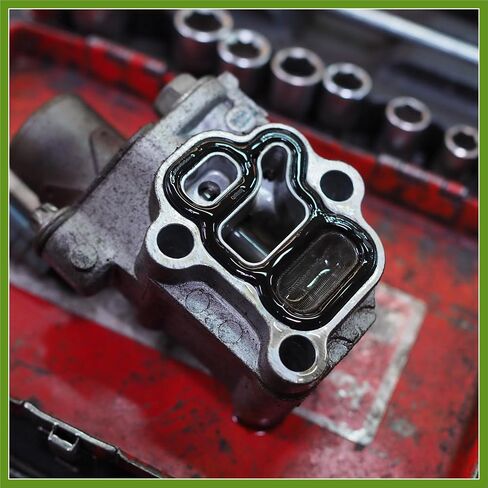 VTEC Solenoid Gasket Spool Valve Filter Screen Fit for Honda CRV with O-Ring - Pack of 3 Black Replace Parts Vehicle Components in Saudi Arabia