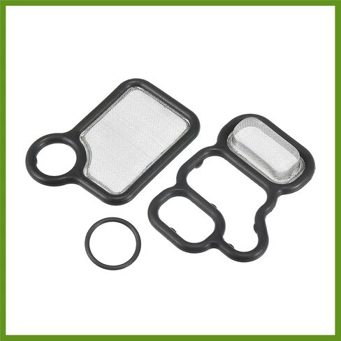VTEC Solenoid Gasket Spool Valve Filter Screen Fit for Honda CRV with O-Ring - Pack of 3 Black Replace Parts Vehicle Components in Saudi Arabia