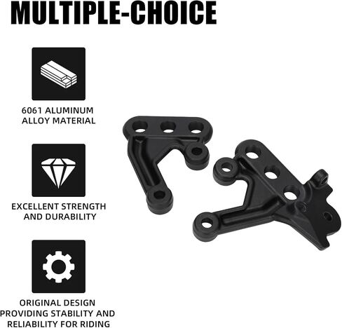 Foot Peg Bracket for Surron Light Bee,Original Adjustable Brace Bracket for Dirt Bike Sur Ron Light Bee X(LBX) and S(LBS) - Black in Saudi Arabia