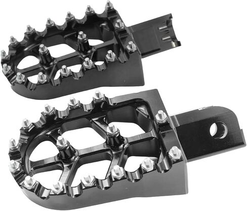 مساند دواسات القدم من Footpegs لـ CRF50 CRF70 CRF110 XR50 XR70 XR110 CRF XR 50 70 110 M2R SDG DHZ KAYO Dirt Bike Pit Bike (أسود) in Kuwait