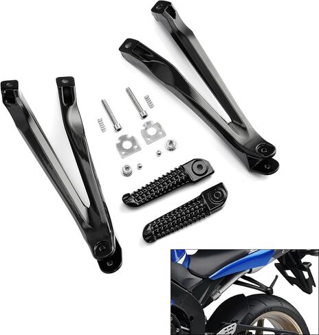 TCT-MOTORPARTS Rear Passenger Footpegs Footrest Set Fits for Yamaha YZF R1 04 05 06 07 08 in Saudi Arabia