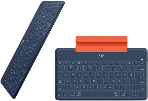 Logitech Keys-to-Go Bluetooth Keyboard for Windows and Android - Graphite | Portable Bluetooth tablet, built-in cover, slim & compact, for Windows, Android, Linux, iPad, iPhone, Mac, Apple TV in Kuwait