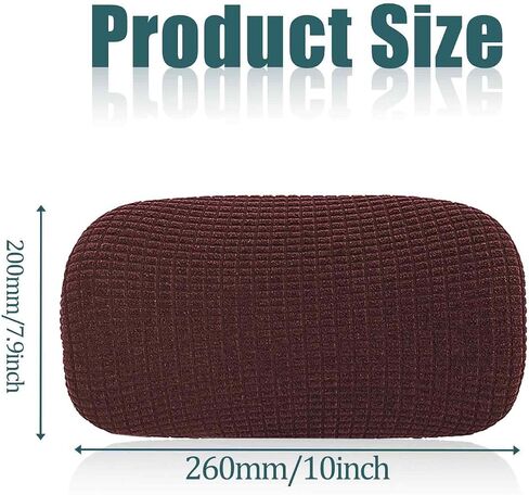 Chair Pillow Cover Office Chair Headrest Cover Desk Chair Covers, Computer Chair Headrest Sleeve Chair Head Pillow Cover, Furniture Slipcover Protector, Office Chair Headrest Attachment(Brown) in Saudi Arabia