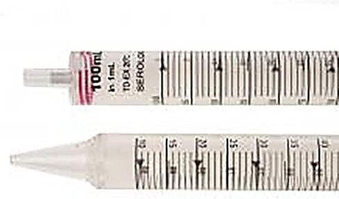 Celltreat Scientific Products 229005B Standard-Length Serological Pipette, 5Ml, Indv. Wrap, Paper/Plastic, Sterile; 200/Cs, Fluid_Ounces, Degree C, Polystyrene, (Pack of 200) in Kuwait