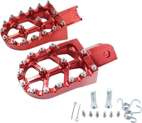مساند دواسات القدم من Footpegs لـ CRF50 CRF70 CRF110 XR50 XR70 XR110 CRF XR 50 70 110 M2R SDG DHZ KAYO Dirt Bike Pit Bike (أسود) in Kuwait