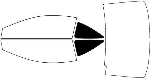 Rvinyl Window Tint Kit Compatible with Honda Civic 2006-2011 Coupe - Black 20% - Single Ply No Bubble Film - Do it Yourself Vehicle Complete Precut Kit in Saudi Arabia