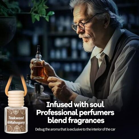 موزع معطر هواء للسيارة، معطر هواء معلق بروائح السيارة، معطرات السيارة طويلة الأمد، موزع الزيوت العطرية، زيت عطر كريم الفانيليا، قطعتان in Kuwait