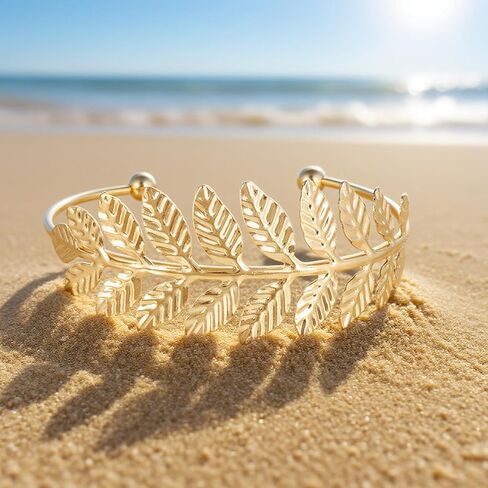 3 Pcs Arm Cuff for Women, Open Arm Bracelet, Upper Arm Gold Arm Cuff Set, Arm Bands Jewelry Adjustable Simple Coil Armband in Saudi Arabia