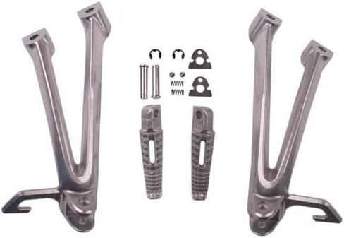 TCMT Black Front Rider Foot Pegs Footrest Bracket Fit For Suzuki GSXR 1000 2009-2016 GSXR 600 750 2011-2025 in Saudi Arabia