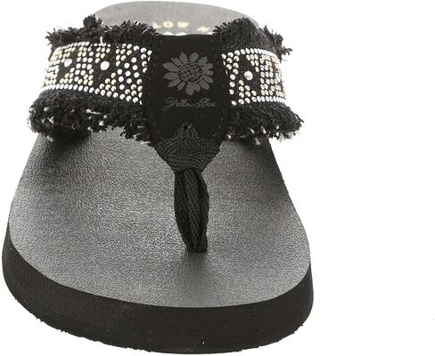 Flip Flop with Rhinestone Straps by Yellow Box in Saudi Arabia
