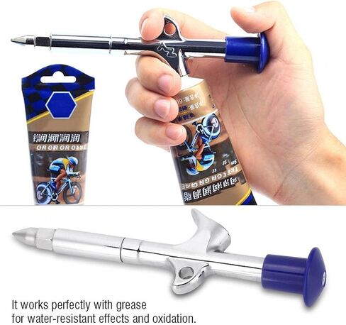 Keenso Mountain Bearing Hub Grease Gun, 0.9mm Grease Nozzle, Aluminium Alloy, 83.9g in Saudi Arabia