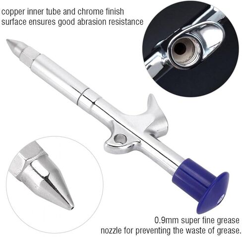 Keenso Mountain Bearing Hub Grease Gun, 0.9mm Grease Nozzle, Aluminium Alloy, 83.9g in Saudi Arabia