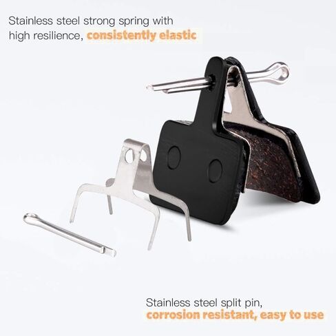 وسادات فرامل سكوتر الكهربائية - زوجان (4 وسادات) - وسادات أقراص شبه معدنية لـ X7 Pro وG30 وM365 والمزيد - متينة وهادئة وسهلة التركيب in Kuwait