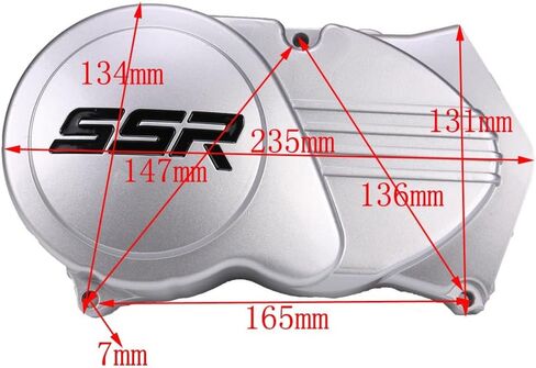 Silver Engine Stator Cover for 50cc 70cc 90cc 110cc 125cc 140cc Dirt Pit Bike CRF50 XR50 SSR Apollo Taotao DB14 DB17 DB24 DB27 Coolster Baja DR49 Lifan YX in Kuwait