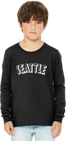 Daxton Youth Long Sleeve Seattle Basic Tshirt in Saudi Arabia