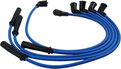 Ignition Spark Plug Wires Set of 5 Compatible with Nissan Axxess 90-95 D21 90-94 Pickup 95-97 Stanza 90-92 L4 2.4L in Saudi Arabia
