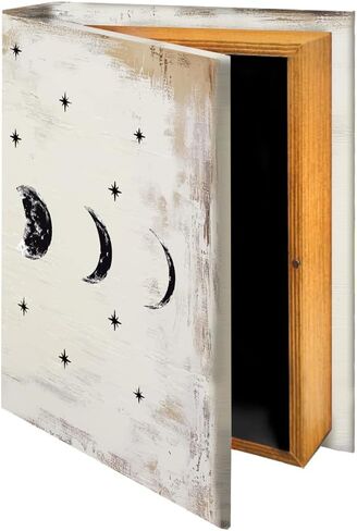 Decorative Book Box, Vintage Storage Book Box Green Fake Book Box, Book Shaped Trinket Storage Box Leather Embossed Faux Books for Hidden Jewelry, Photos, Greeting Cards, Remotes in Kuwait