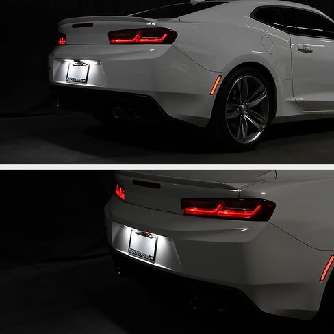 زوج بديل لمجموعة مصابيح لوحة الترخيص LED الكاملة من VIPMOTOZ لسيارة Chevy Camaro Malibu Limited Volt - 6000K Diamond White، مجموعة مكونة من قطعتين in Saudi Arabia